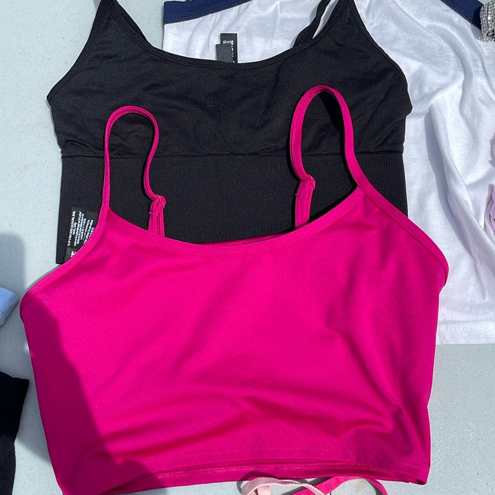 Two VS PINK Active Sports Bras SMALL